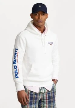 HOOD LONG SLEEVE - Bluza Z Kapturem - White