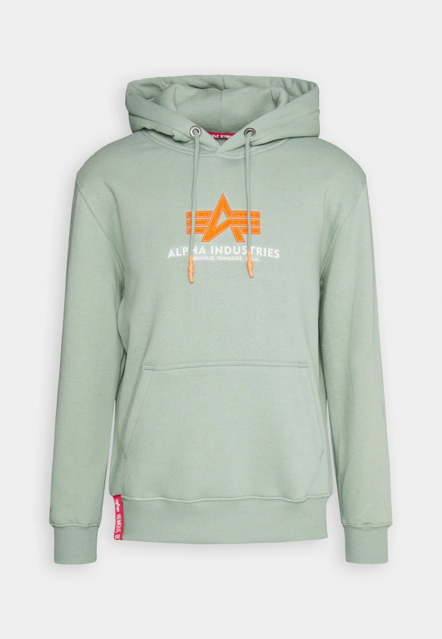 Alpha Industries HOODY - Bluza Z Kapturem - Dusty Green - obrazek 4