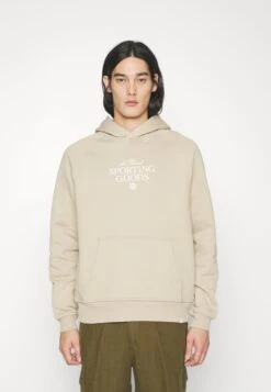 Les Deux SPORTING GOODS HOODIE - Bluza - Dark Sand/ivory