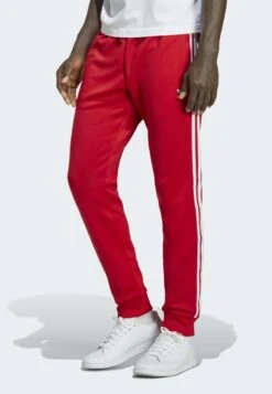 Adidas Originals ADICOLOR CLASSICS SST - Spodnie Treningowe - Better Scarlet