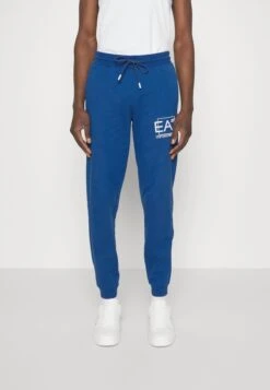 EA7 Emporio Armani TROUSER - Spodnie Treningowe - Blue