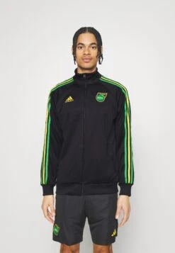 ADIDAS PERFORMANCE JAMAICA JFF DNA TRACKTOP - Koszulka Reprezentacji - Black