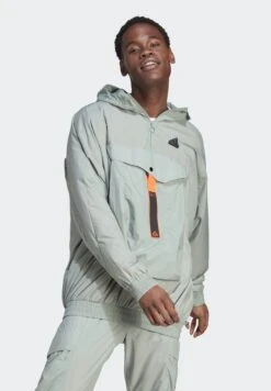 Adidas Sportswear M CE Q2 PR WB - Bluza - Silver Green